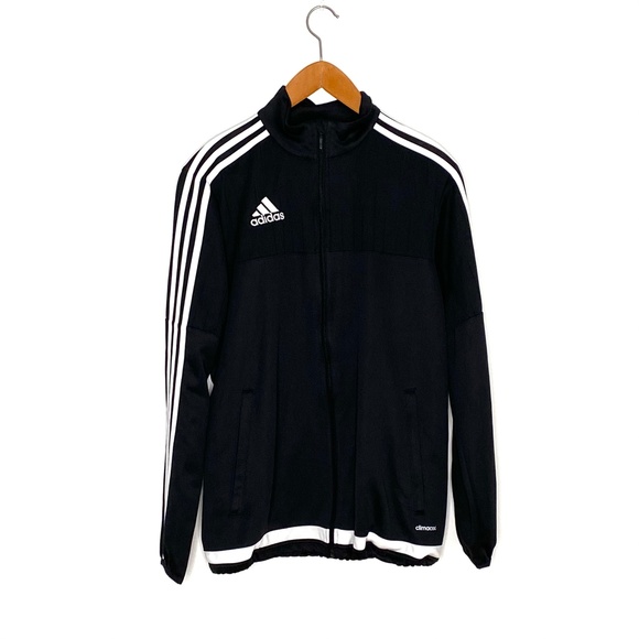 Adidas Climacool Size Medium Blac Zipper Athletic - Picture 10 of 15